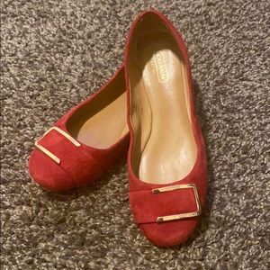 Coach Red flats